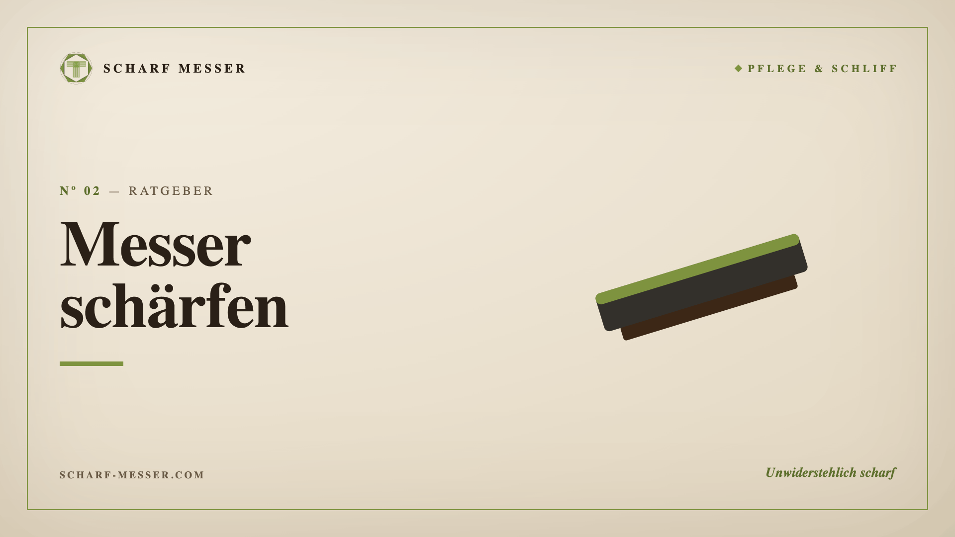 Messer schärfen wie ein Profi: Die komplette Anleitung für Einsteiger