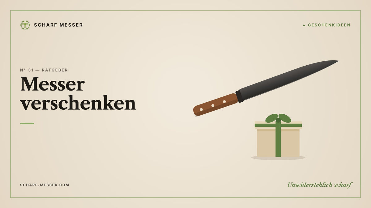 Messer verschenken: Geschenkideen für Hobbyköche