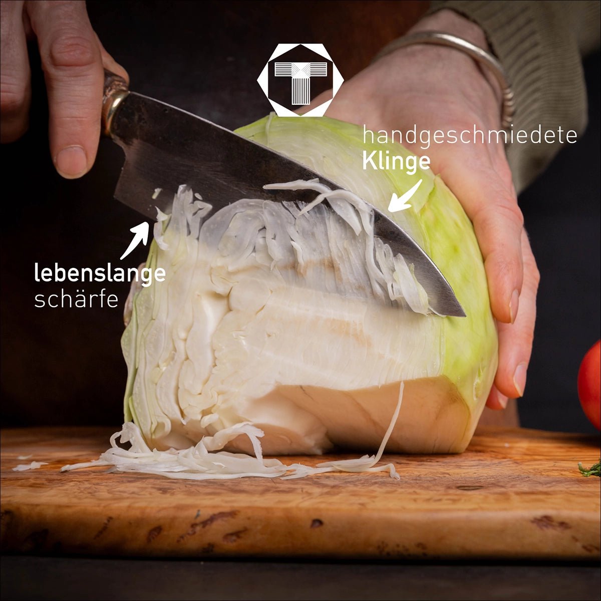 kl. Santoku - Scharf Messer - 4262458521162 - Carbonstahl - Küchenmesser