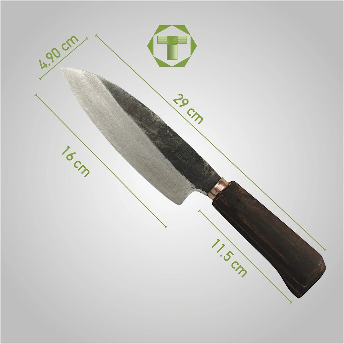 kl. Santoku - Scharf Messer - 4262458521162 - Carbonstahl - Küchenmesser