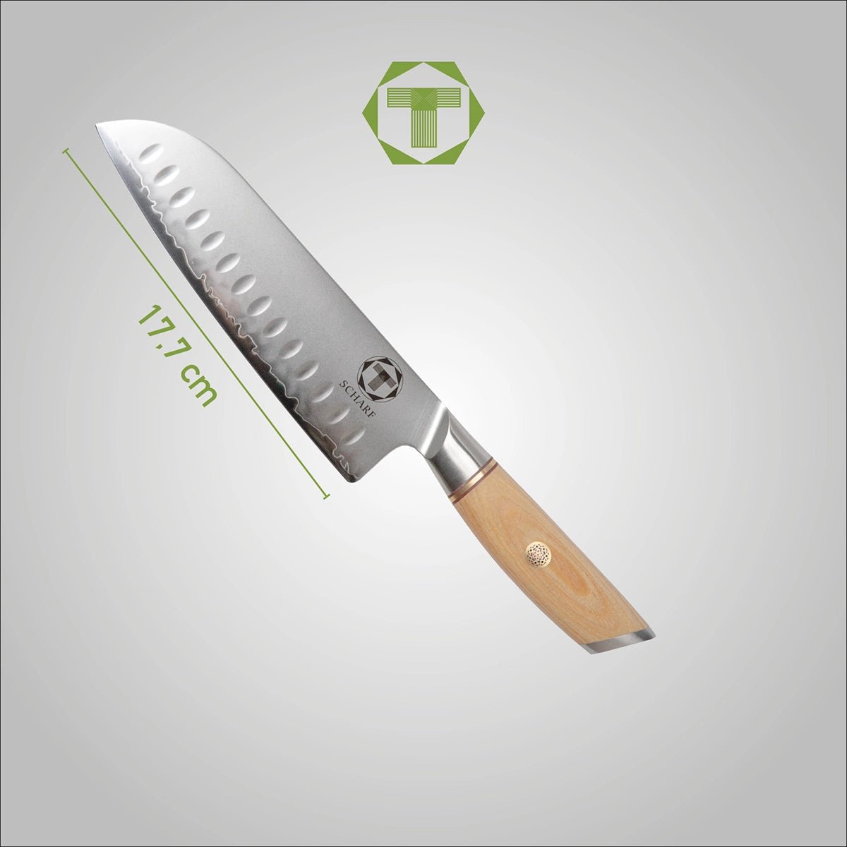 Dreier Santoku - Scharf Messer - 4262458521476