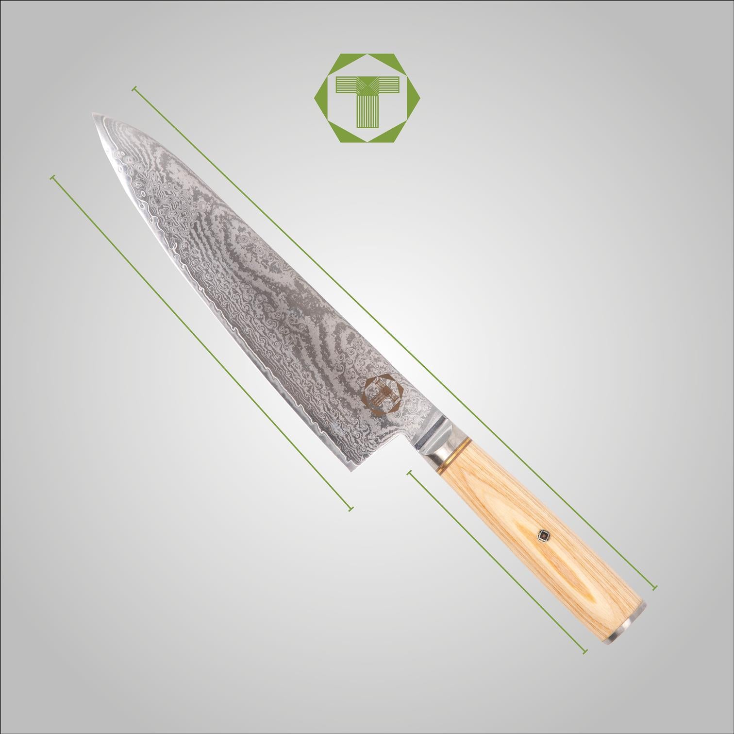ND Chef - Scharf Messer - 4262458521315 - Damastmesser - Küchenmesser
