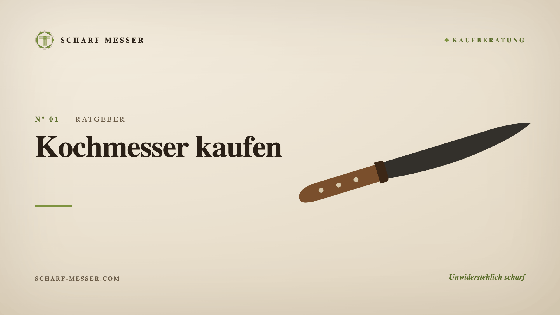 Kochmesser kaufen: Darauf musst du bei deinem wichtigsten Küchenwerkzeug achten