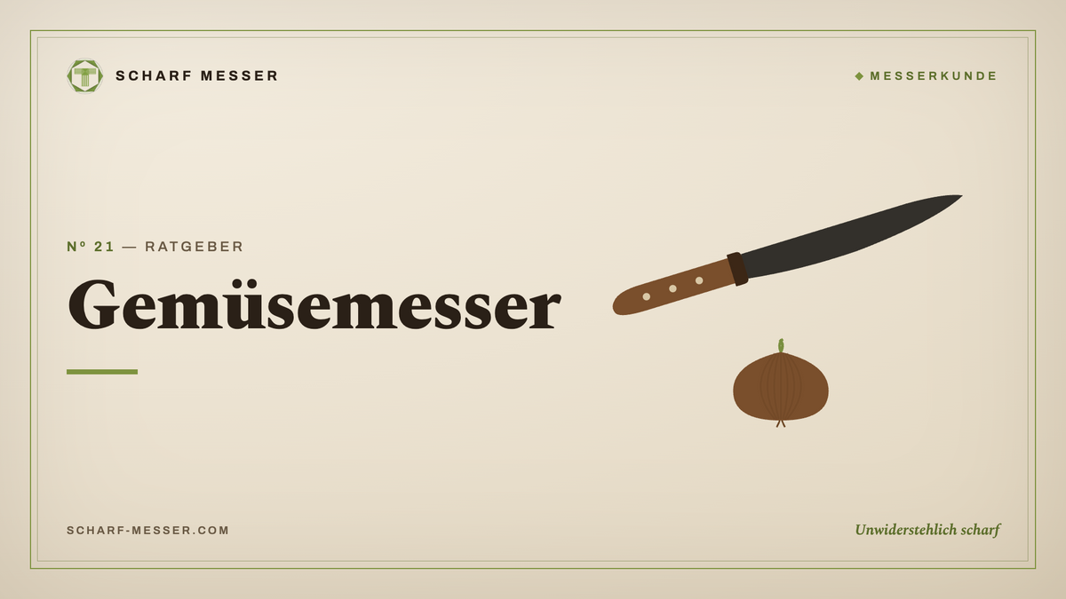 Gemüsemesser: Das unterschätzte Kraftpaket für jede Küche