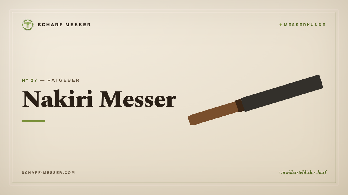 Nakiri Messer: Der Gemüse-Spezialist aus Japan