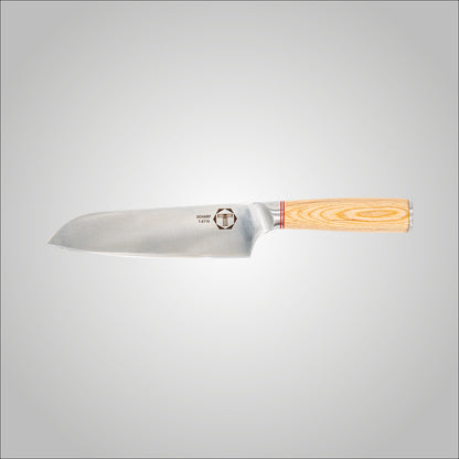 Chef Serie - Scharf Messer -  - Santoku - Edelstahl - Küchenmesser