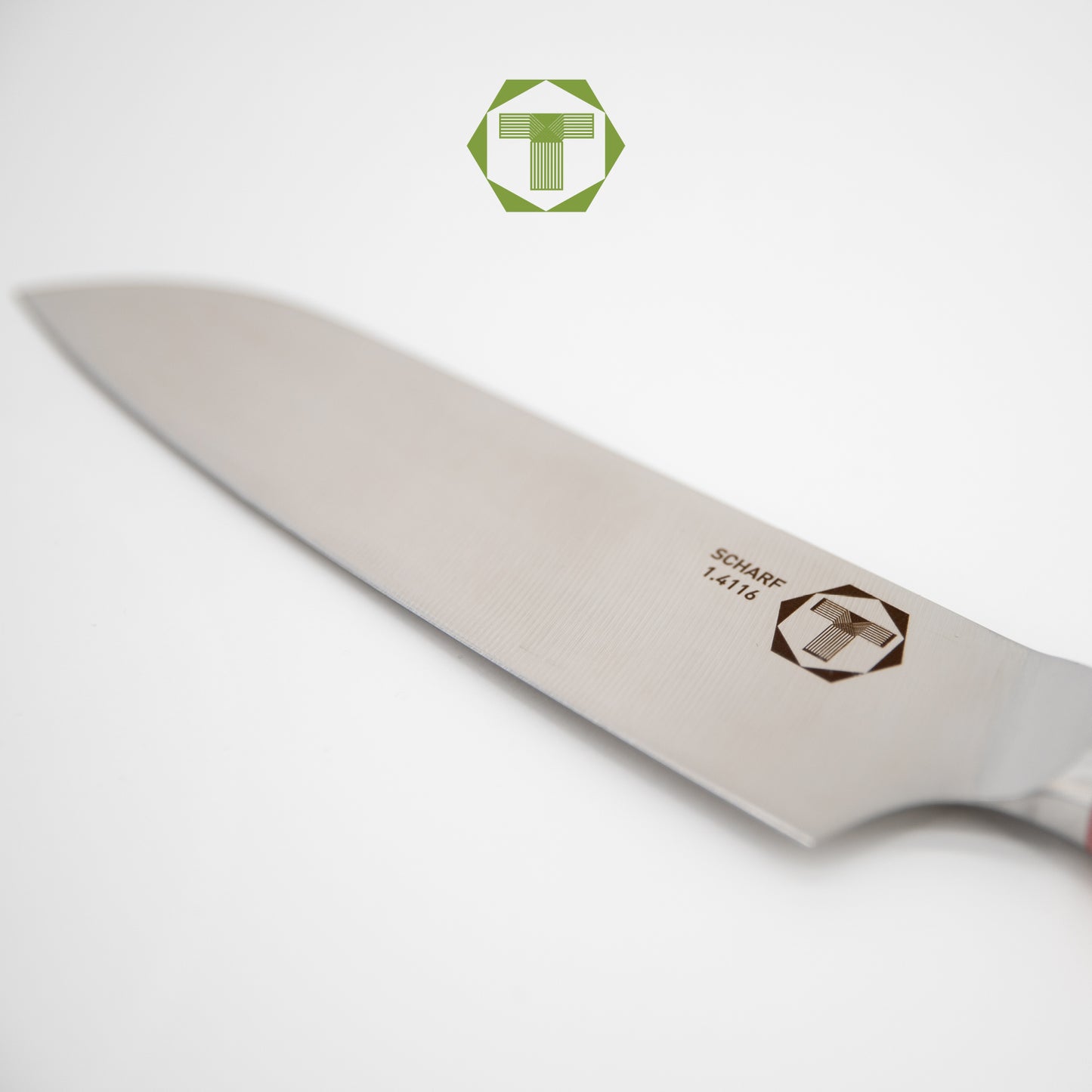 Chef Serie - Scharf Messer -  - Santoku - Edelstahl - Küchenmesser