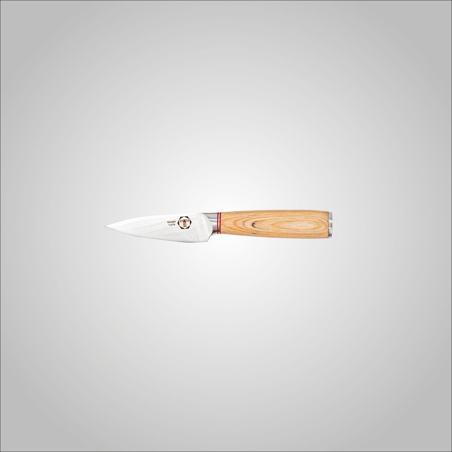 Chef Serie - Scharf Messer -  - Schälmesser - Edelstahl - Küchenmesser