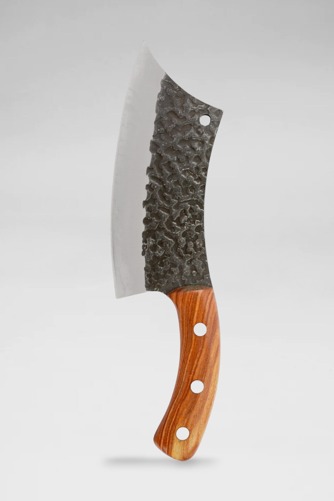 Cleaver Stainless Steel Chef Butcher Knife with Rosewood Handle