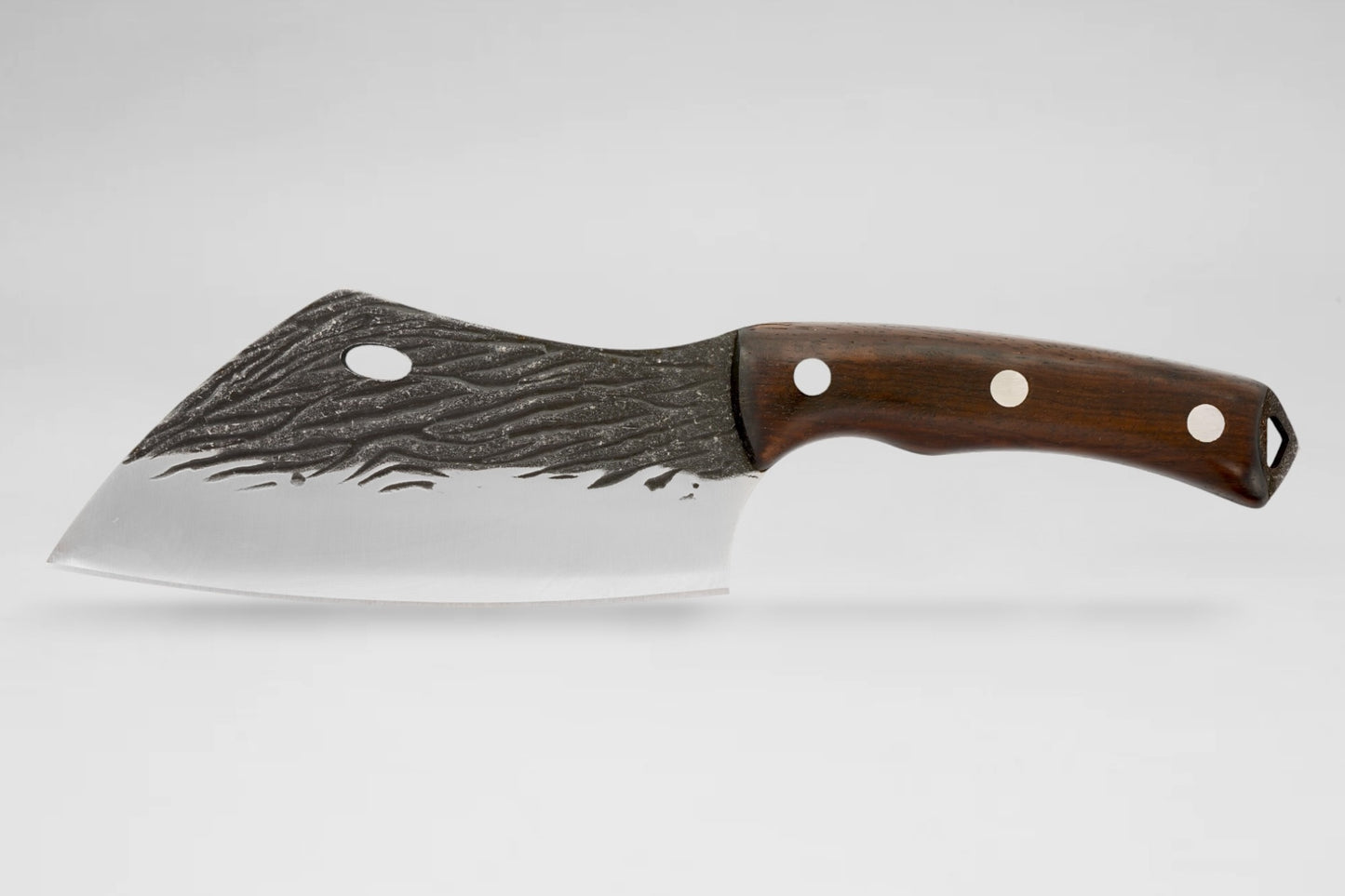 Cleaver Stainless Steel Chef Butcher's Knife with Wenge Wood Handle