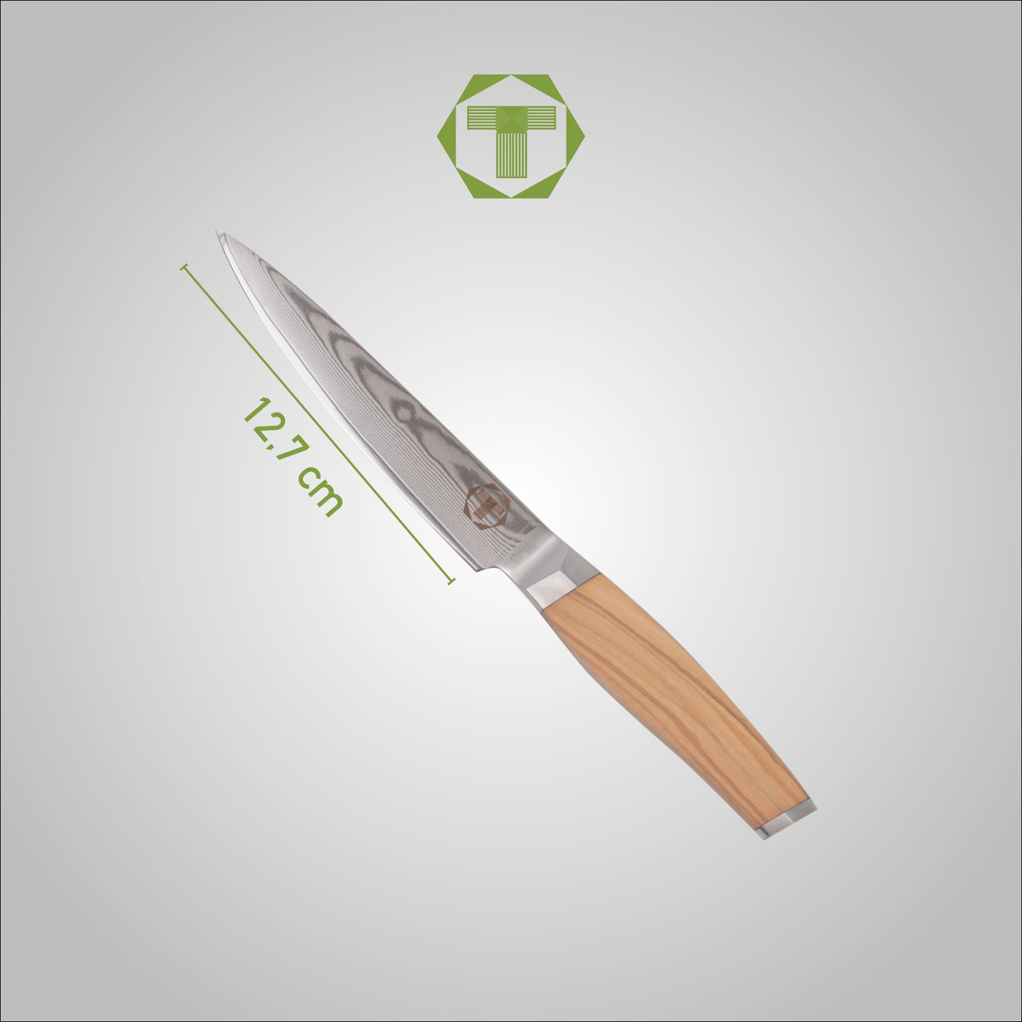 Egon - Scharf Messer -  - Allzweckmesser - Damastmesser - Küchenmesser