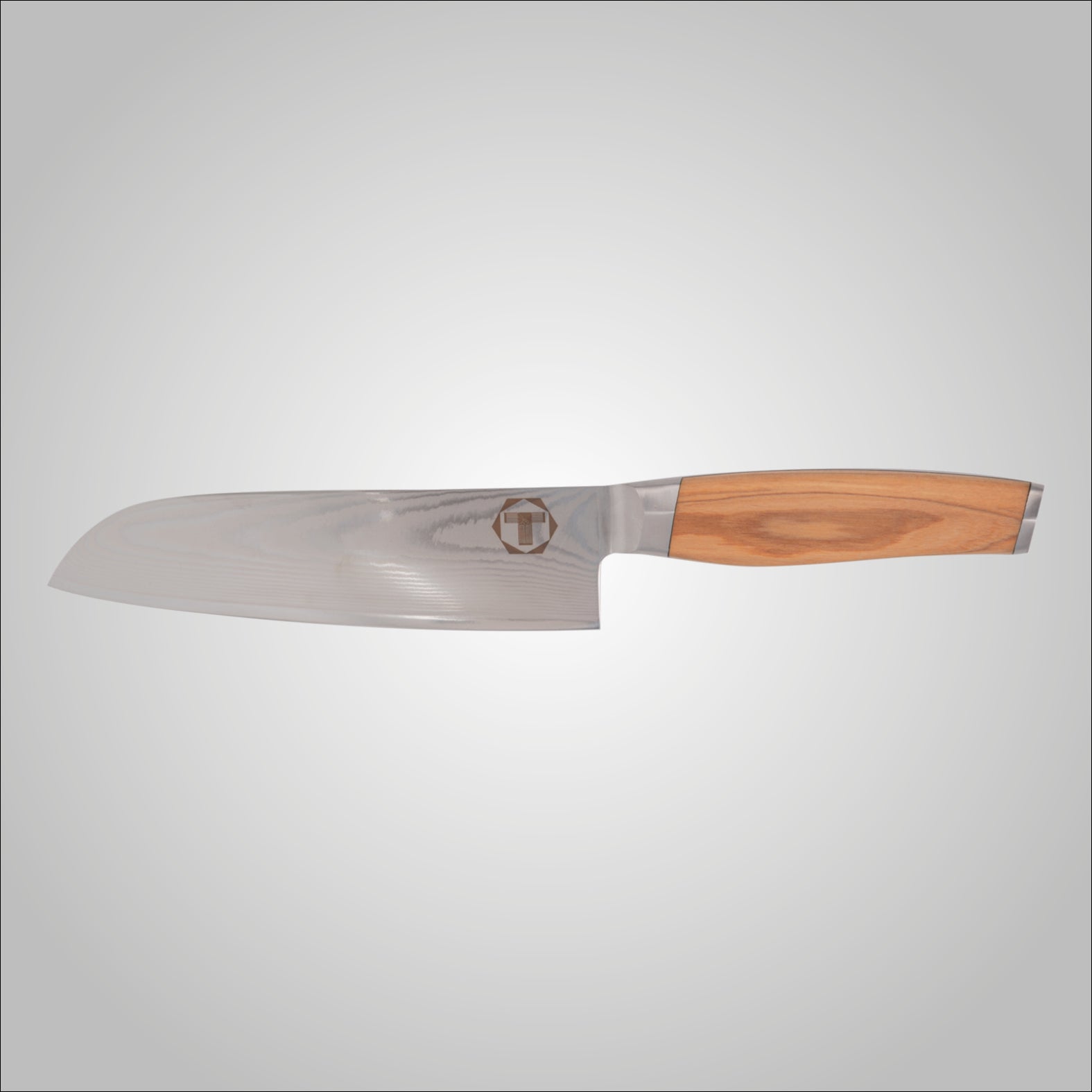 Egon - Scharf Messer -  - Santoku - Damastmesser - Küchenmesser