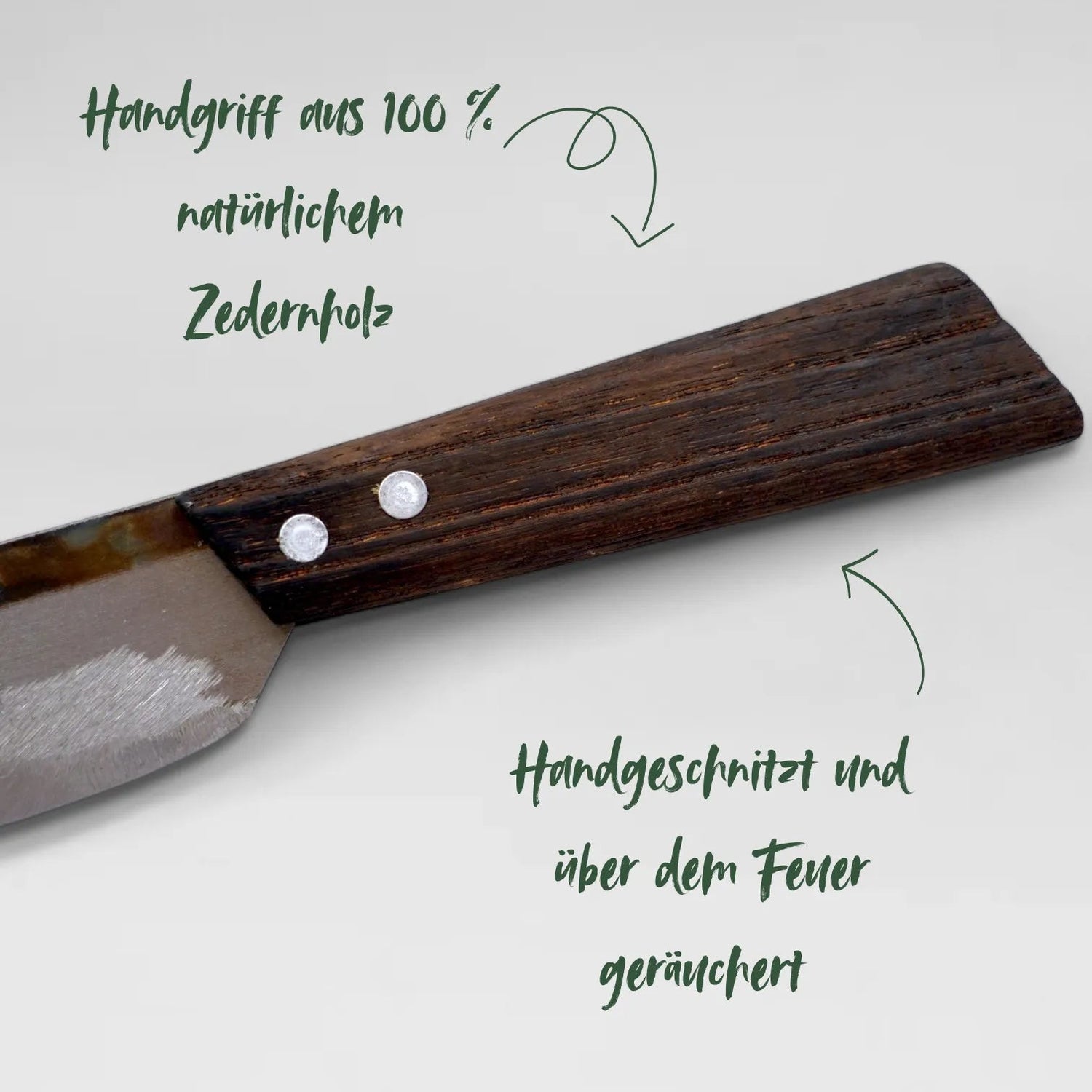 kleine Gerade - Scharf Messer -  - Zedrachholz - Carbonstahl - Küchenmesser