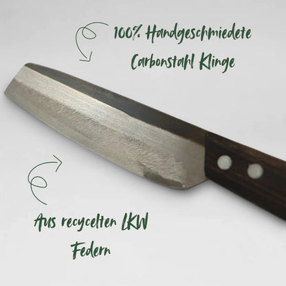 kleine Gerade - Scharf Messer -  - Zedrachholz - Carbonstahl - Küchenmesser