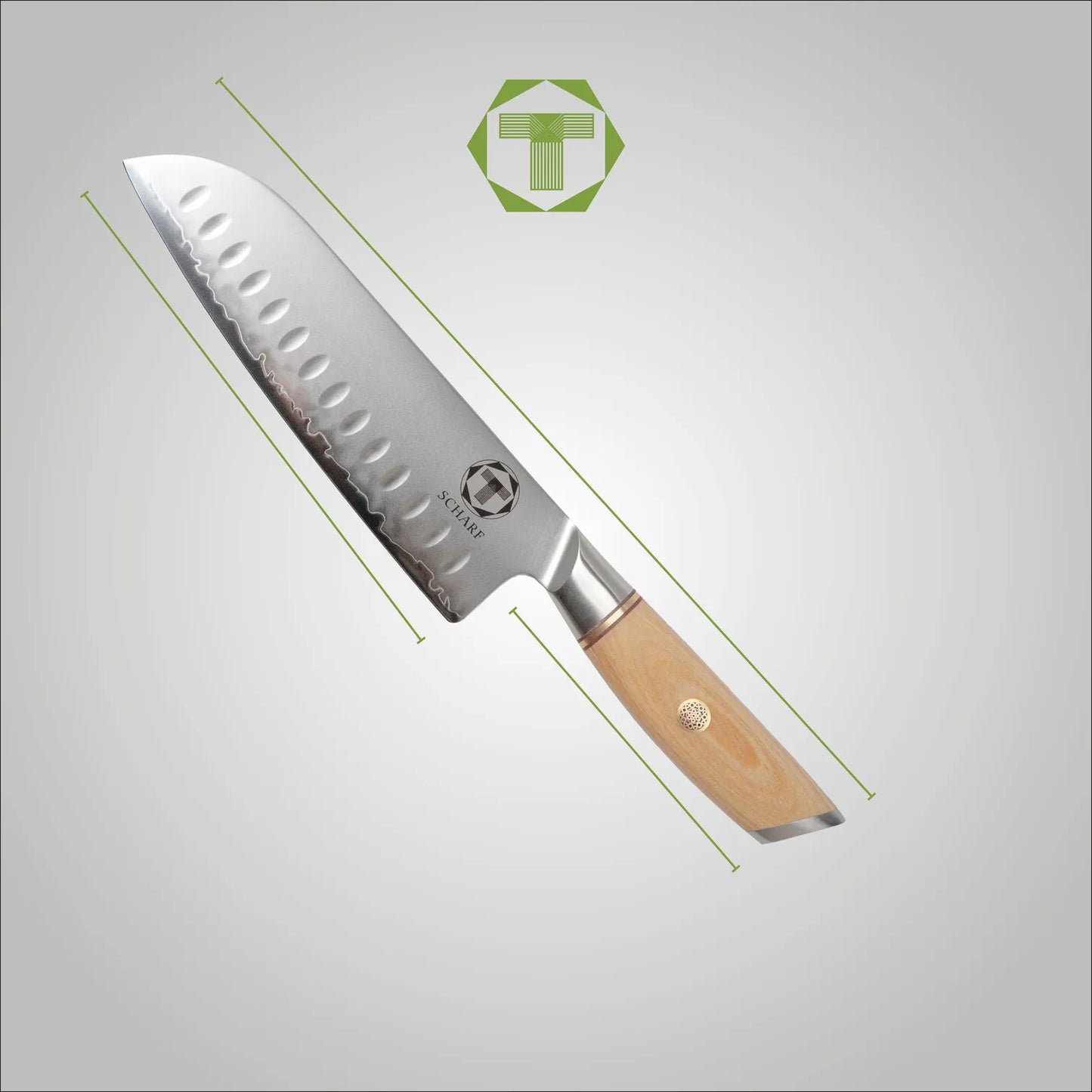 Dreier Santoku