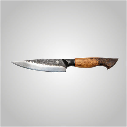 Feuereiche - Scharf Messer -  - Allzweck - Damastmesser - Damaststahl