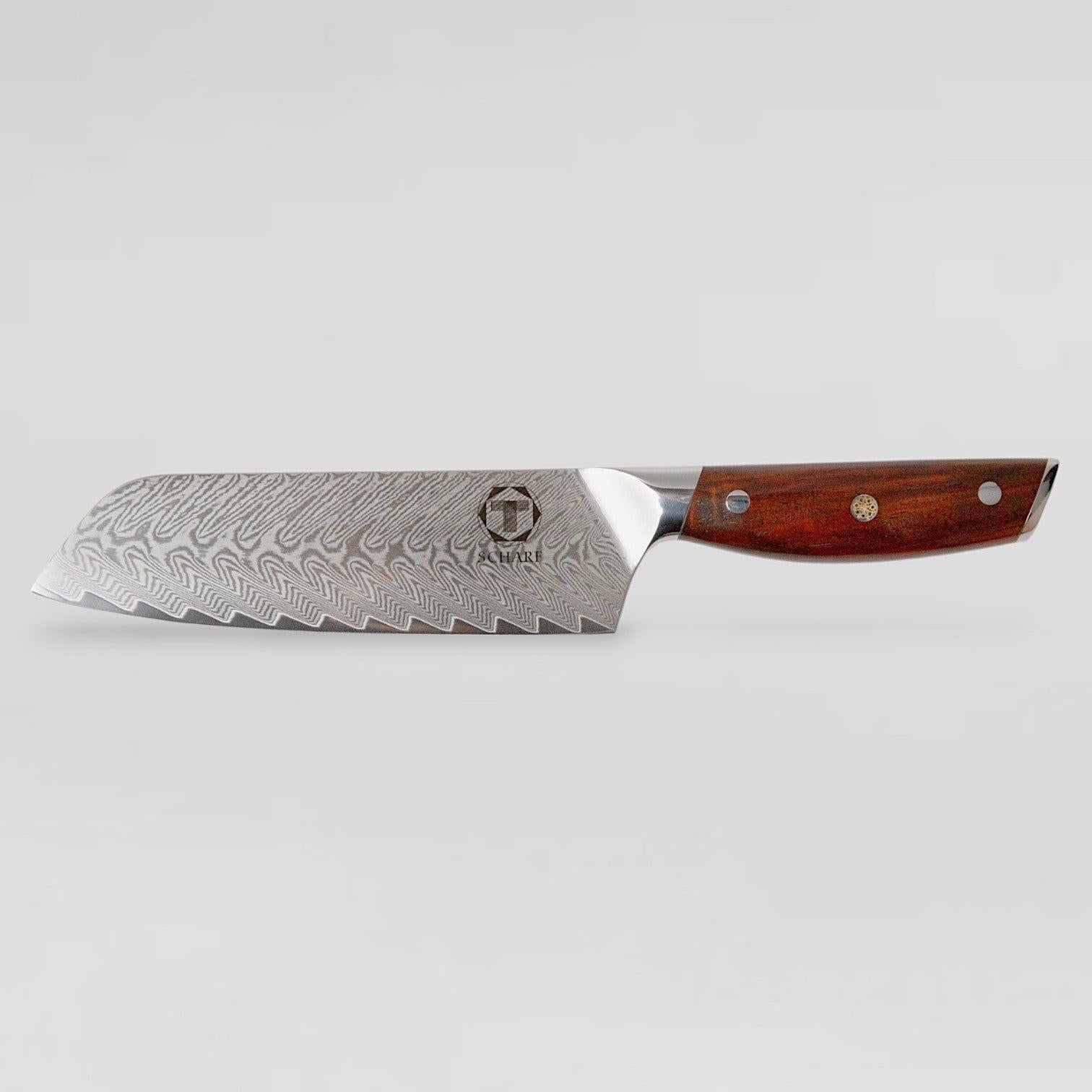 Rose Santoku - Scharf Messer - 4262458522695 - Damastmesser - Küchenmesser