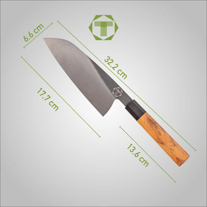 Indi - Scharf Messer - 4262458521094 - Olive - Edelstahl - Küchenmesser