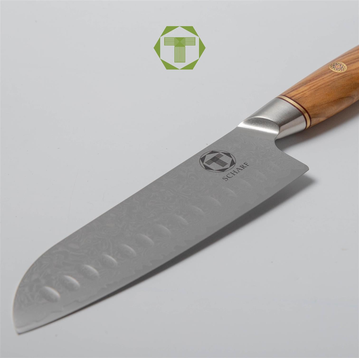 Winner Santoku - Scharf Messer - 4262458521452 - Damastmesser - Küchenmesser