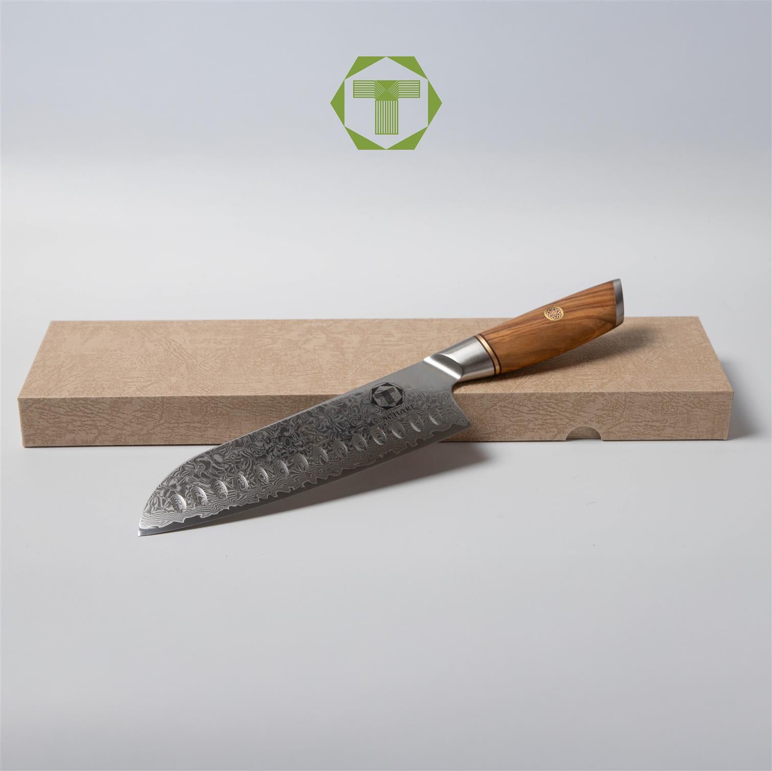 Winner Santoku - Scharf Messer - 4262458521452 - Damastmesser - Küchenmesser